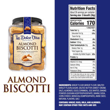 La Dolce Vita Classic Almond Biscotti 34 oz.