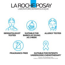 La Roche-Posay Lipikar AP+ Moisturizing Unscented Body and Face Wash for Sensitive Skin, 13.52 fl oz