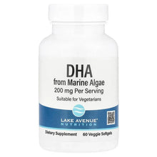 LakeAvenueNutrition_DHAfromMarineAlgae_200mg_60VeggieSoftgels - Brands For Less USA