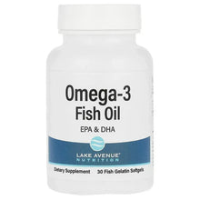 LakeAvenueNutrition_Omega-3FishOil_30FishGelatinSoftgels_1_250mgperSoftgel - Brands For Less USA