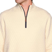 Lands' End Men's Quilted Quarter Zip Pullover