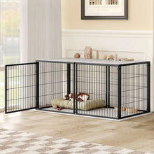 Large-Dog-Cage-48-Dog-Kennel-for-Medium-Dogs-Puppy-Dog-Playpen-with-Top-Pet-Cage-Indoor-Black-48_6910_1 - Brands For Less USA
