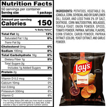 Lay's Barbecue Potato Chips, 1 oz., 50 pk.