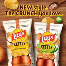 Lay's Kettle Cooked Jalapeño Potato Chips, 13.5 oz. (PACK OF 3 )