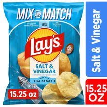 Lay's Salt & Vinegar Flavored Potato Chips, 15.25 oz.