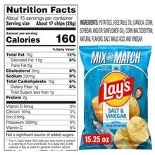 Lay's Salt & Vinegar Flavored Potato Chips, 15.25 oz.