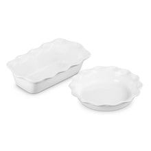 Le_Creuset_Heritage_Fluted_Pie_Dish_Loaf_Pan_Set - Brands For Less USA