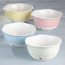 Juego de 4 cuencos de postre de porcelana Butterfly Meadow de Lenox