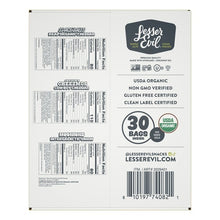 Lesser Evil Organic Snacks, Variety Pack, 30-count