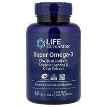 Life Extension, Super Omega-3, EPA/DHA Fish Oil, Sesame Lignans & Olive Extract - Brands For Less USA