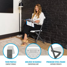 Lifetime 2nd Generation Commercial Folding Chair, Single and 4 Pack - Brands For Less USA