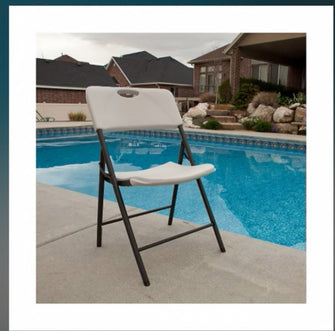 Lifetime Folding Chair - Almond