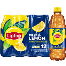 Lipton Lemon Iced Tea, 16.9 fl oz, 12 Pack Bottles