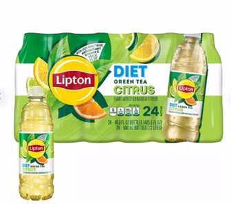 Lipton Diet Green Tea Citrus Iced Tea, 16.9 fl. oz., 24 pk.