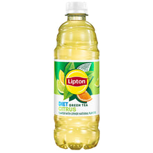 Té helado Lipton Diet Green Tea Citrus, 16.9 onzas líquidas, paquete de 24.