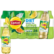 Té helado Lipton Diet Green Tea Citrus, 16.9 onzas líquidas, paquete de 24.