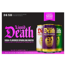 Liquid Death Soda-Flavored Sparkling Water, Variety Pack, 24-count
