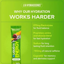 Liquid I.V. Sugar-Free Energy Multiplier Vegan Powder Electrolyte Supplements - Strawberry Kiwi - 4.9oz/10ct