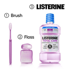 Listerine Total Care Alcohol-Free Mild Mouthwash/Mouth Rinse, Mild Mint, 500 mL (PACK OF 3 )