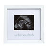 Little Pear We Love You Already Sonogram Photo Frame, White