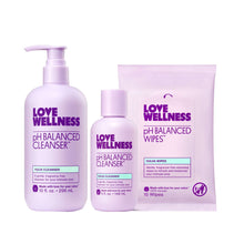 Love Wellness pH Balanced Cleanser and Wipes Bundle