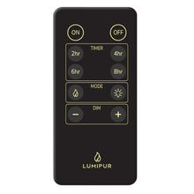 LumiPur 6-piece Flameless LED Candles Design Series Glass with Remote