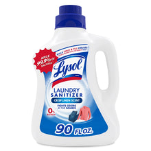 Lysol® Laundry Sanitizer Additive, Laundry Detergent Additive, 0% Bleach, Crisp Linen Scent, 90 oz - Brands For Less USA