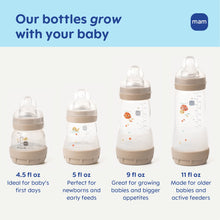MAM Easy Start Anti-Colic Matte Bottle 5 oz, 2 pack Blue