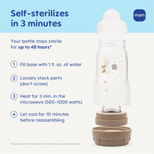 MAM Easy Start Anti Colic Bottle 9oz, 3 PK Girl