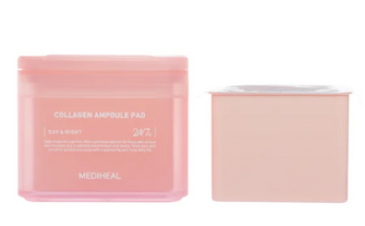 MEDIHEAL Collagen Ampoule Pad 100-count + 100-count refill Set