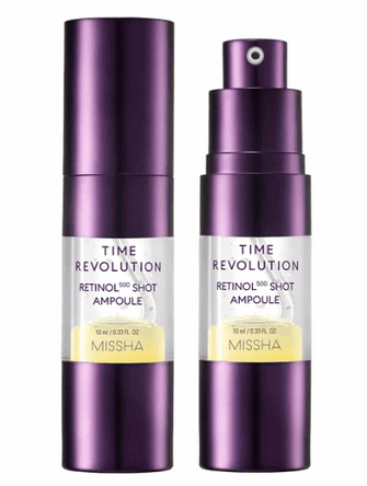 MISSHA TR Retinol Shot Ampoule, 0.33 fl oz, 2-pack