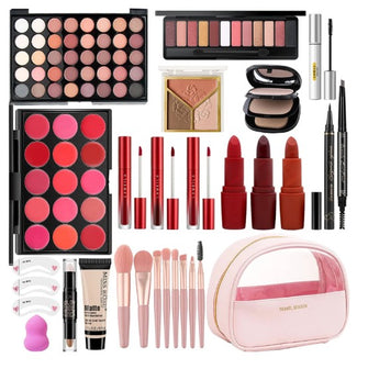 MISS ROSE All In One Makeup Kit,Makeup Kit for Women Full Kit,Multipurpose Women's Makeup Sets,Beginners and Professionals Alike,Easy to Carry