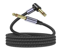 MOSWAG Electric Guitar Cable 6FT, 14 Inch Electric Instrument Bass AMP Cord 6.3