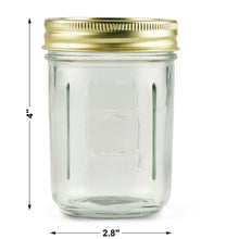 Mainstays Mason Jars, Regular Mouth Half Pint Canning Jars with Lids and Rings, 12-Pack Small Glass Jars for Home Canning and Preserving - Brands For Less USA