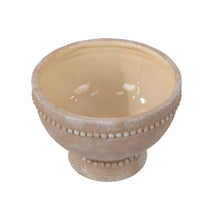 My Texas House 8" Dot Bowl Ceramic Plant Pot 8.1" Diameter - Brands For Less USA