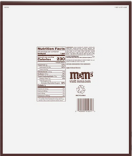 M&M's Milk Chocolate Candy, Full Size, 1.69 oz, 48-count