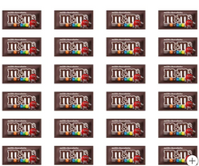 M&M's Milk Chocolate Candy, Full Size, 1.69 oz, 48-count