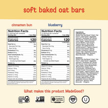MadeGood Mornings Organic Soft Baked Oat Bars, Variety Pack, 24 ct.