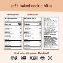 MadeGood Soft Baked Cookie Bites Variety Pack, 0.85 oz., 32 pk.