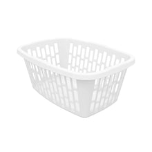 Mainstays Small 1.5 Bushel Rectangular Laundry Basket, Ideal for Basic Laundry Needs, White - Brands For Less USA
