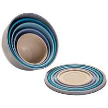 Mainstays 10-Piece Nonslip Nesting Plastic Mixing Bowl Set with Assorted Lids