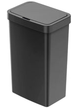 Mainstays Kitchen Automatic Trash Can, 13.2 Gallon Plastic Motion Sensor Garbage Bin, Black