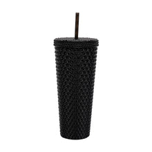 Mainstays-26-Ounce-Plastic-Double-Wall-Insulated-Iridescent-Textured-Tumbler-with-Straw-Black_5d13af06-a6b5-4936-850f-4c665e1e27e1.61a4157f6391f1bbcec966ab4986050e - Brands For Less USA