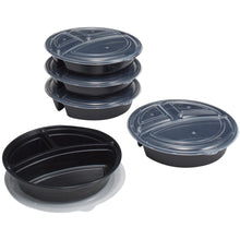 Mainstays 3-Compartment 1L Round Meal Prep Food Storage Container, 5 Pack - Brands For Less USA