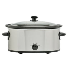 Mainstays 6 Qt Manual Slow Cooker, Stainless Steel