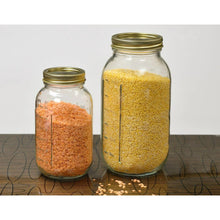 Mainstays 64 oz Mason Jars, Wide Mouth Half Gallon Canning Jars with Lids and Rings, 6-Pack Extra Large Glass Jars for Home Canning and Pantry Storage - Brands For Less USA