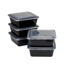 Mainstays 8 Cup Tall Square Meal Prep Food Storage Container, 5 Pack - Brands For Less USA