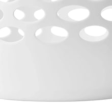 Mainstays Plastic Round Laundry Hamper, White, with Carrying Handles - Brands For Less USA