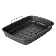 Mainstays-Rectangle-18-9-Non-Stick-Carbon-Steel-Grey-With-Speckle-Roaster-Pan-Wire-Rack-Gauge-on-0-5-mm-Thickness_237d13a2-7fb6-4092-8336-a96409e86826.438635e9db5a158ab6bbcefc76cf3d86 - Brands For Less USA