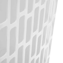 Mainstays Rectangular Open Plastic Hamper, for Narrow Spaces, White, Adult - Brands For Less USA